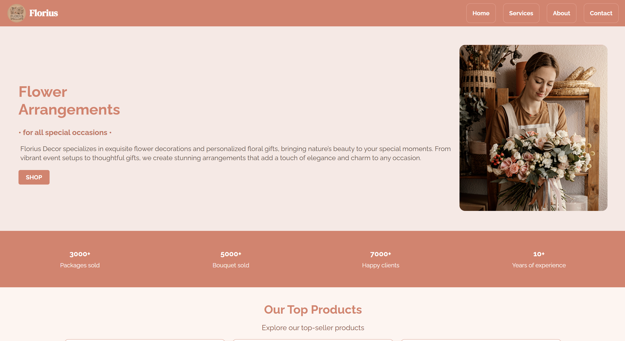 Florius Decor Website
